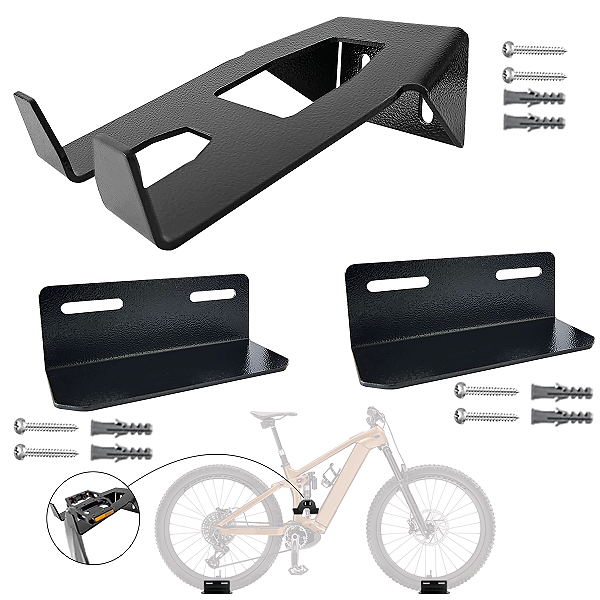 Suporte de Parede para Bike na Horizontal  Pedal