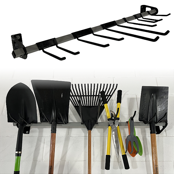 Suporte de Parede e Organizador de Ferramentas de Jardim Médio