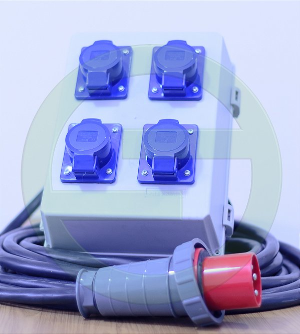 Caixa de tomadas industrial (15mts)