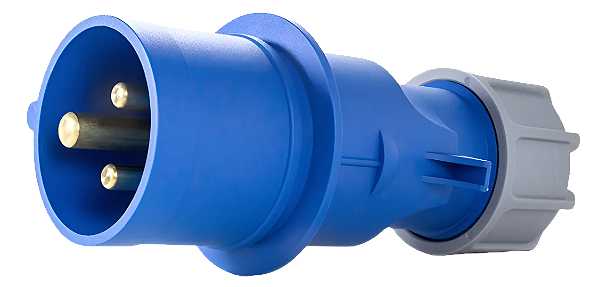 PLUG MACHO 32A 2P+T 6H 220V IP44