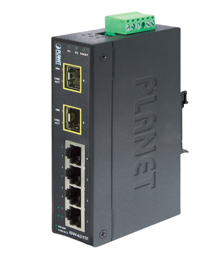 Switch Ethernet Industrial 6 portas Não Gerenciável