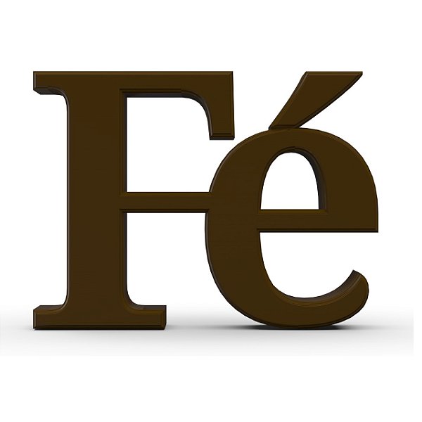 Palavra Decorativa - Fé
