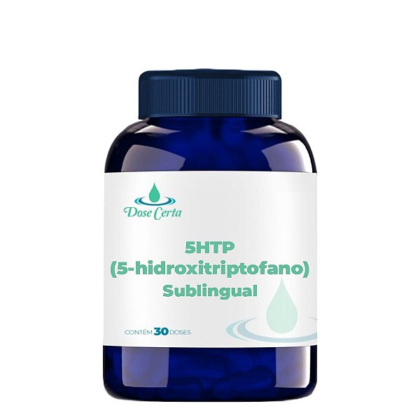 5 HTP ( 5-Hidroxitriptofano) 50mg -  Sublingual - 30 cápsulas
