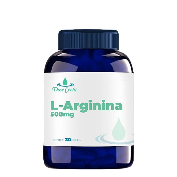 L-Arginina 500mg - 30 cápsulas
