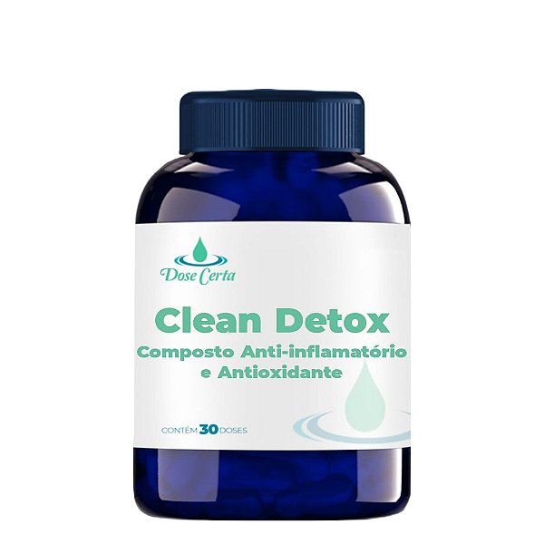 Clean Detox (Anti-inflamatório e Antioxidante) 30 doses