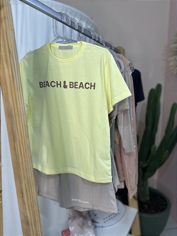Camiseta Travel amarela