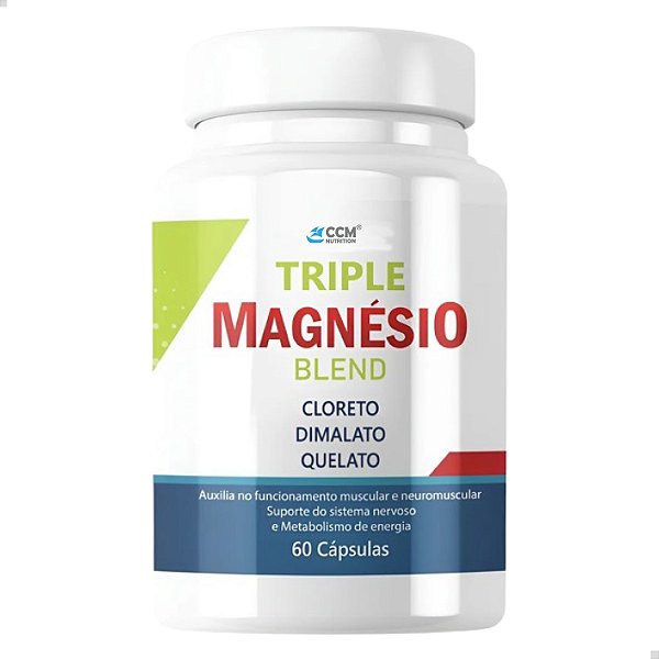 TRIPLE MAGNÉSIO BLEND 60 CÁPSULAS