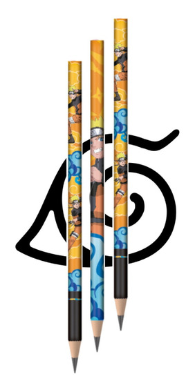 Lapis Preto HB Preto Naruto Shippuden - Unidade Tris