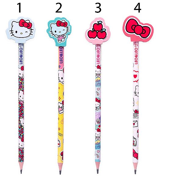 Lápis Hb Com Borracha Na Ponta Hello Kitty sanrio