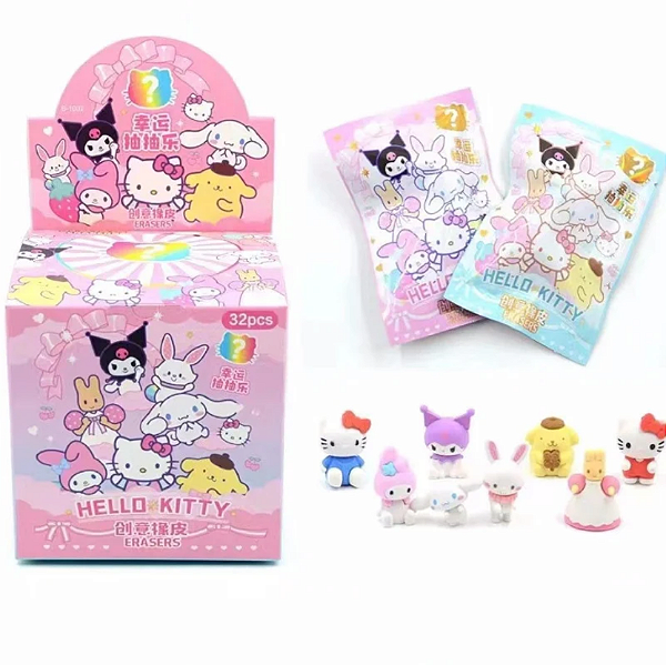 5 Borracha Surpresa Sanrio, Hello Kitty e Amigos