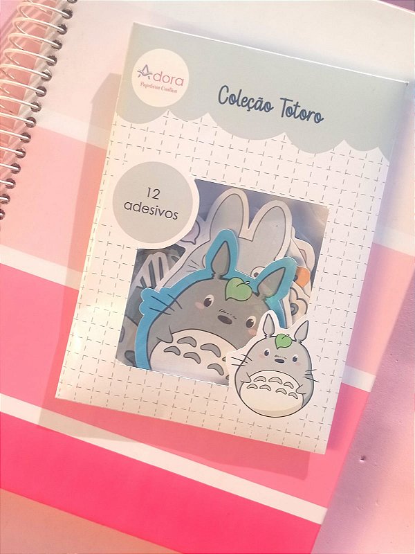 Pack de adesivos Totoro, Studio Ghibli, anime