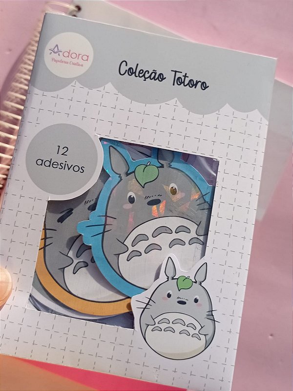 6 Pack de adesivos Totoro, Studio Ghibli, anime
