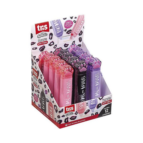 Fita Corretiva + Cola Em Fita Holic Pets