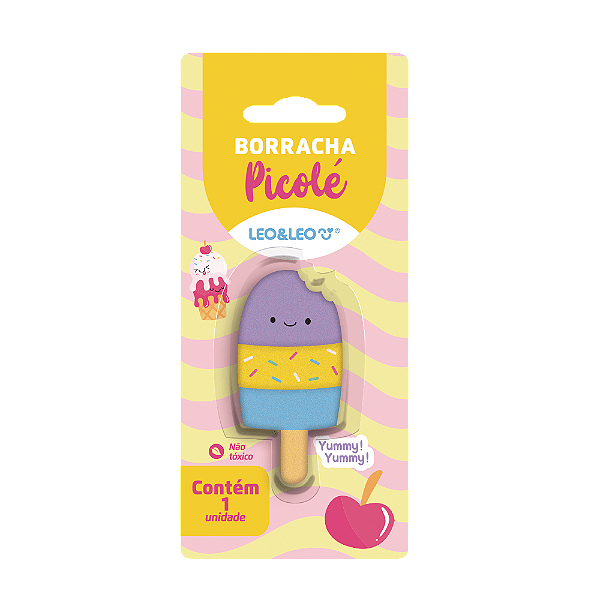 DUPLICADO - Borracha Food Trends Formas Pote C/12 Und Leoeleo