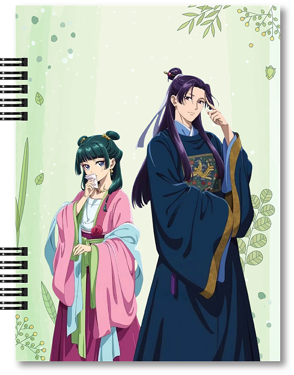 Caderno ou Fichário 1 matéria 2026 Diário de uma apotecaria, anime volta as aulas, material escolar