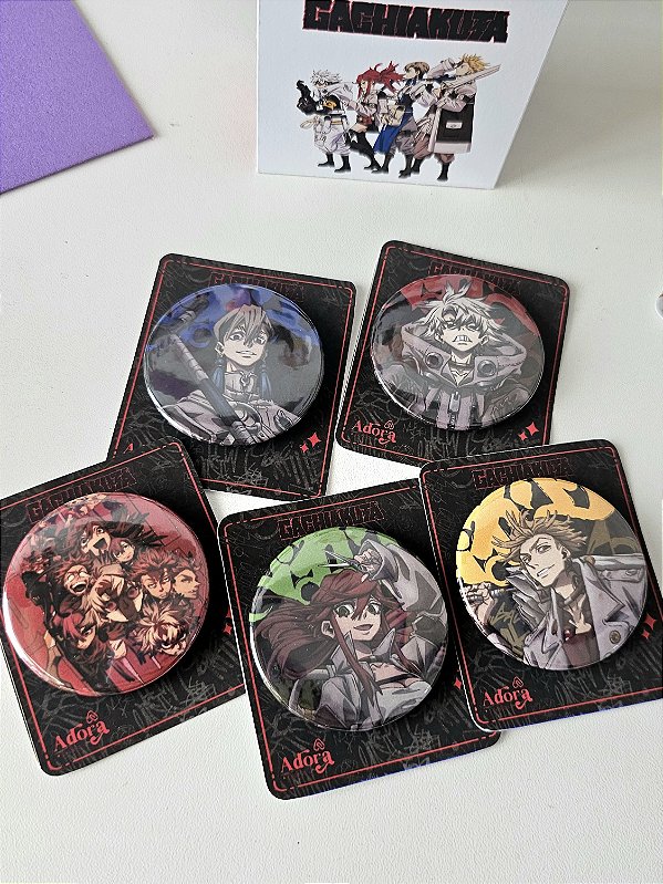 Caixinha de Bottons Gachiakuta, anime