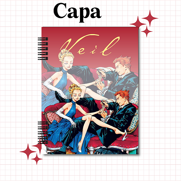 Caderno ou Fichário Veil, manga
