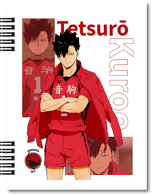 Caderno ou Fichário Kuroo - Haikyuu - Nekoma