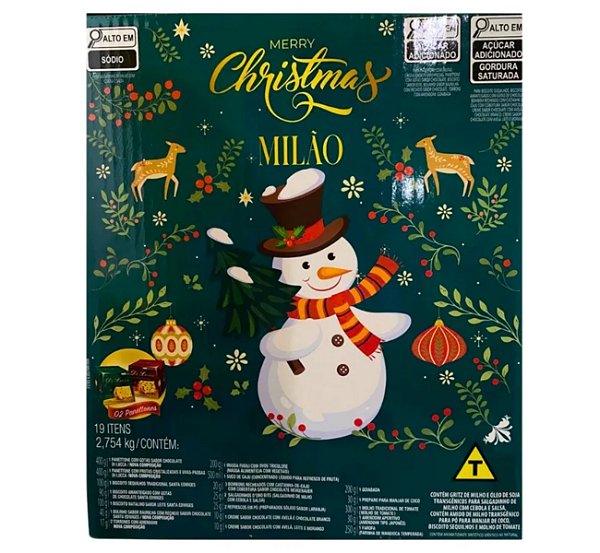 🎄 Cesta de Natal Milão – 24 Itens