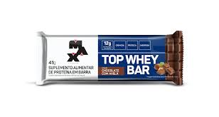 TOP WHEY BAR CHOCOLATE COM AVELÃ UNIDADE 41gr