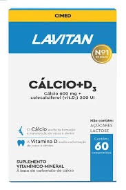 LAVITAN VIT CALCIO + D3 COM 60 COMPRIMIDOS