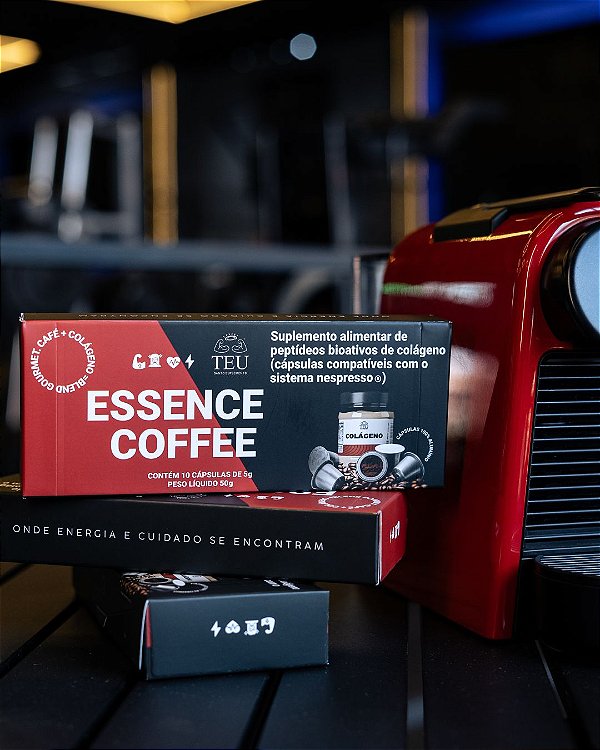 COMBO ESSENCE COFFEE® - 30 Cápsulas Premium de Café 100% Arábica com Colágeno para Energia + Cuidado - compatível com Nespresso®