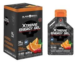 XTREME ENERGY GEL - DISPLAY 10 SACHES LARANJA COM ACEROLA