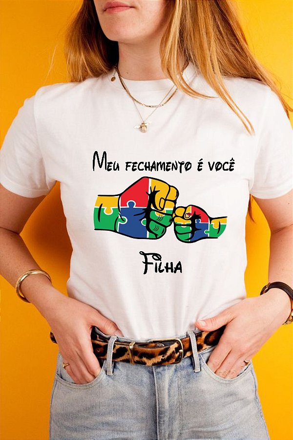 Camisa Autismo Fechamento FilhA