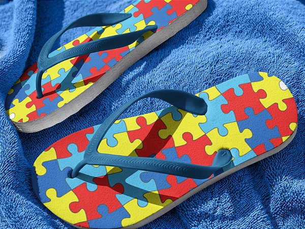 Chinelo Adulto e infantil Autismo o1