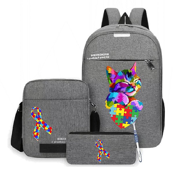 Kit Completo Mochila  AC Brinde um escova