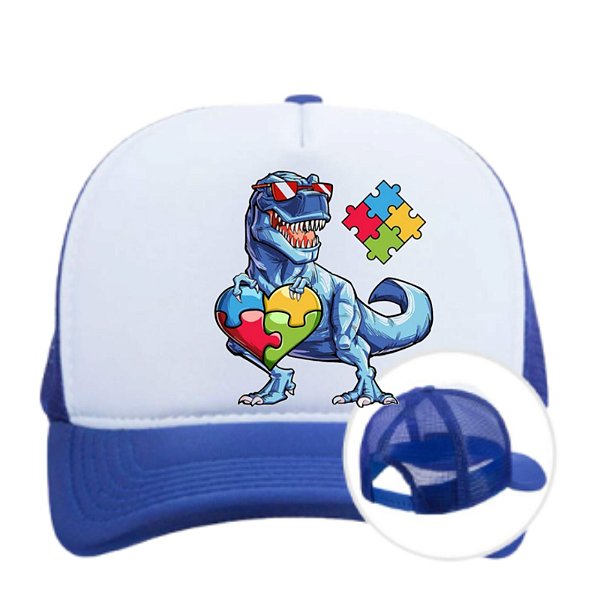Boné Autismo Dinossauro n°01