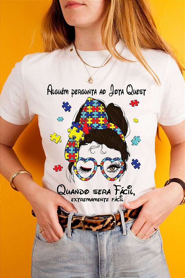 Camisa Autismo Amor de Mãe