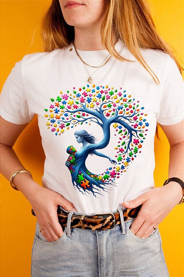Camisa Amor de Mãe Raiz Autismo