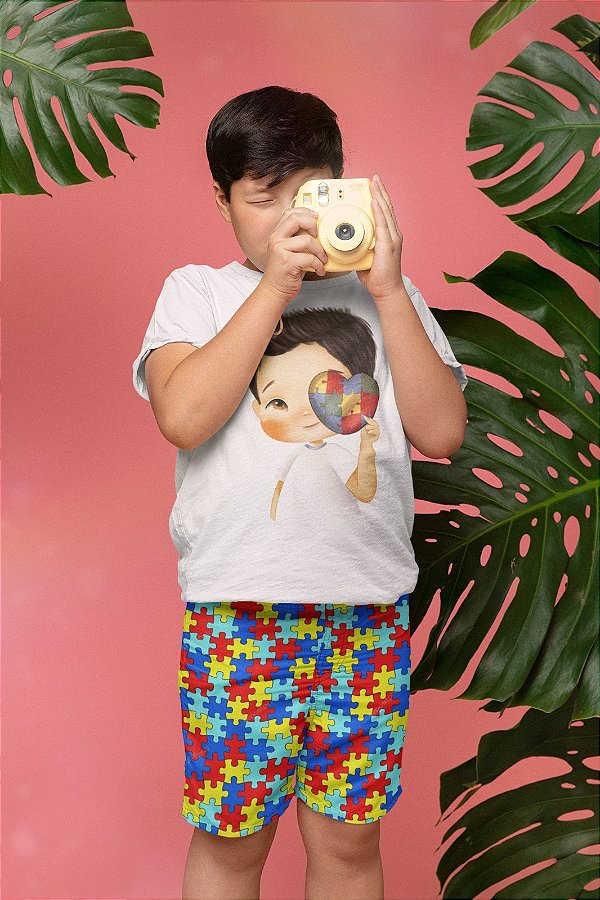 Kit Short e camisa Autismo 02