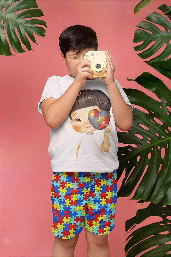 Kit Short e camisa Autismo 03