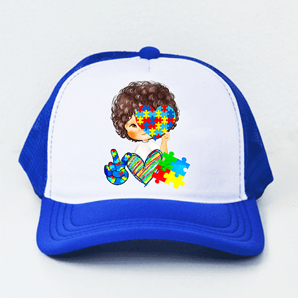 Boné Autismo Azul  A4