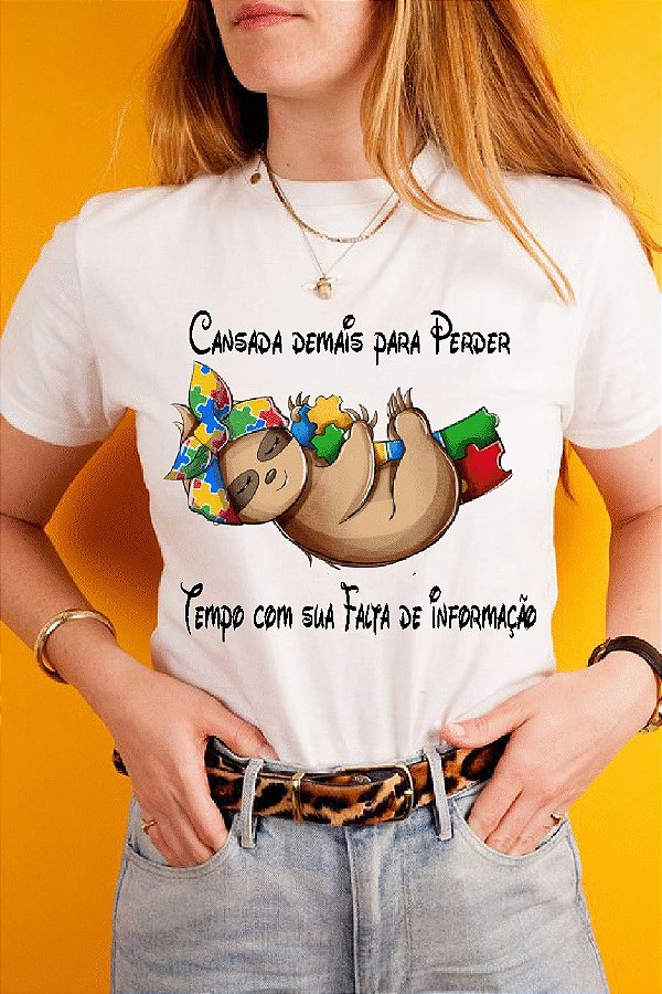 Camisa cansada demais