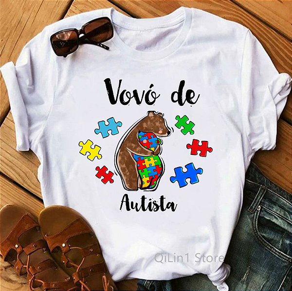 Camisa Autismo vovo B102