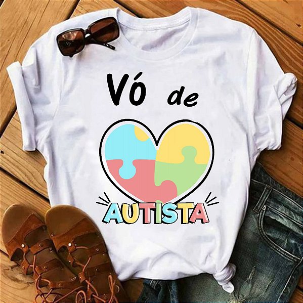 Camisa Autismo vovo B104