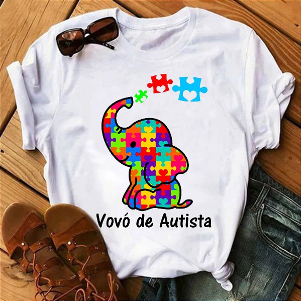 Camisa Autismo vovo B106