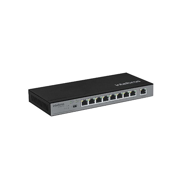 Switch 9 Portas Fast Com 8 Portas PoE+ Intelbras SF 900 Hi-PoE