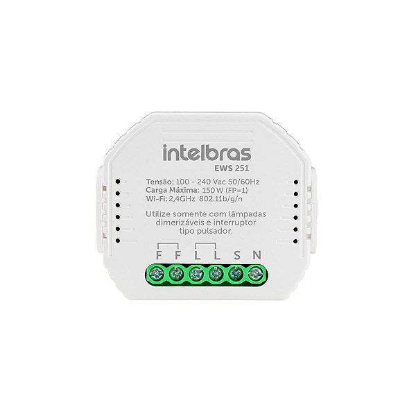Controlador dimmer smart 1 canal Intelbras EWS 251