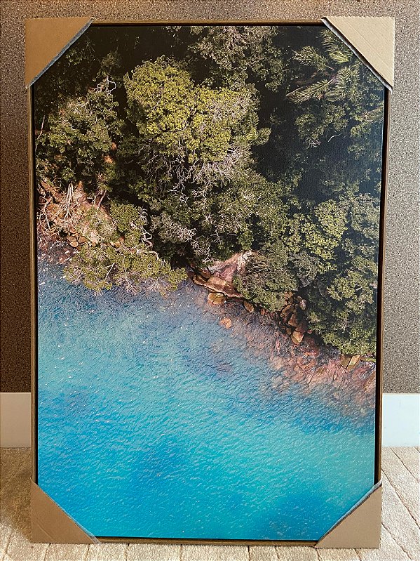 Quadro Decorativo Praia Mata 0,85x1,25m - Leart