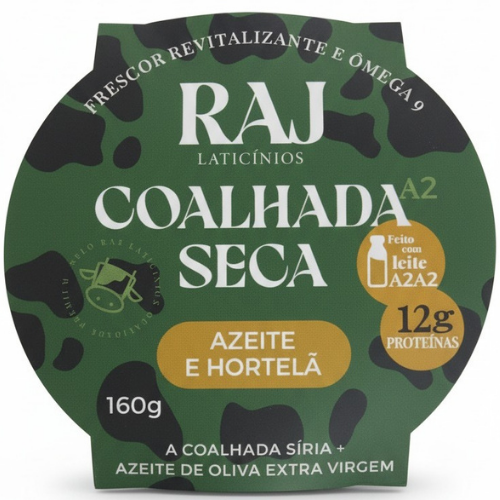 COALHADA SECA COM AZEITE E HORTELÃ