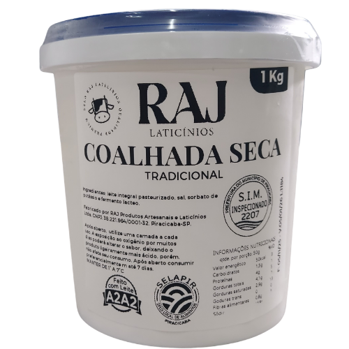 Coalhada seca tradicional 1kg