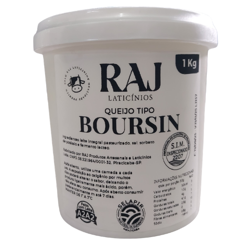 QUEIJO TIPO BOURSIN DE VACA 1KG