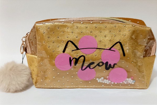 Necessaire Dourada