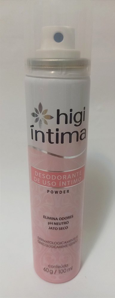 Desodorante íntimo Higi Mulher Powder - Cuidando da Beleza Perfumaria &  Acessorios
