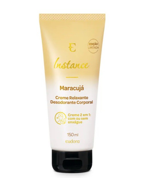 Creme Relaxante Desodorante Corporal Instance Maracujá 150ml