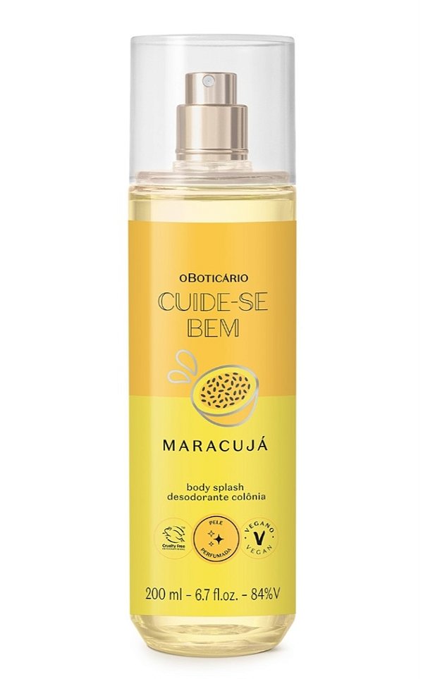 Body Splash Desodorante Colônia Cuide-se Bem Feira Maracujá 200ml